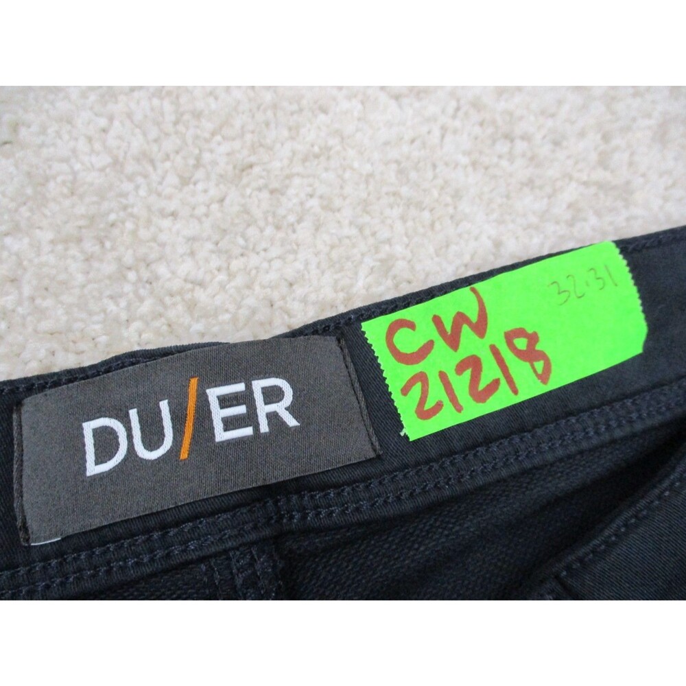 DU/ER Jeans Mens 32 Blue N2X Straight Fit Stretch Denim No Sweat Duer 32x31 - Picture 5 of 15